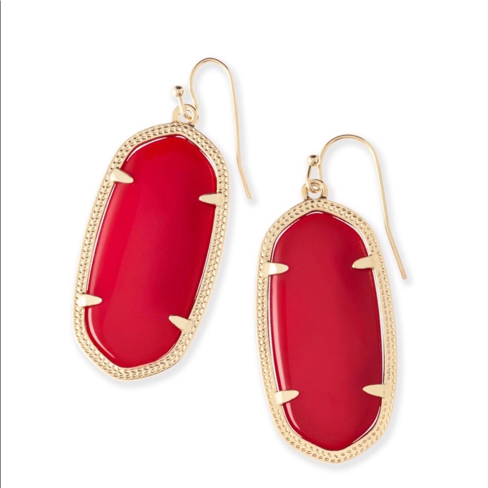 Kendra Scott Elle Earrings in Red